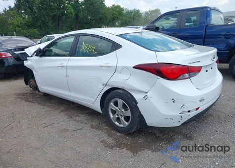 2015 Hyundai Elantra Se from USA, damaged, VIN 5NPDH4AE3FH602057